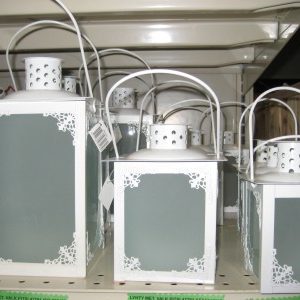 LYHTY metalli valkea pitsi 47791 ISO