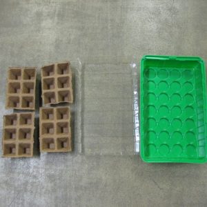 MINIKASVIHUONE + 24 turveruukkua 67096