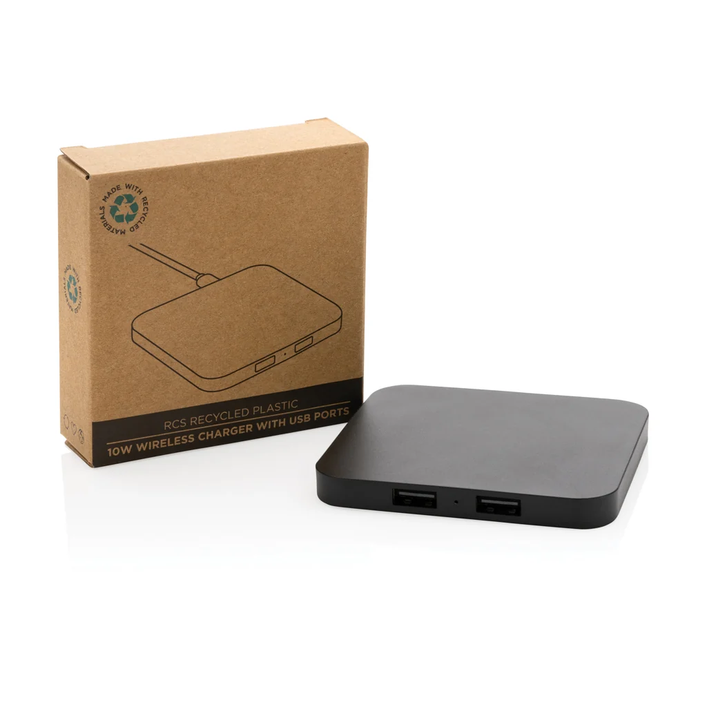 RCS 10W langaton laturi USB porteilla kierrätetystä muovista - Image 7