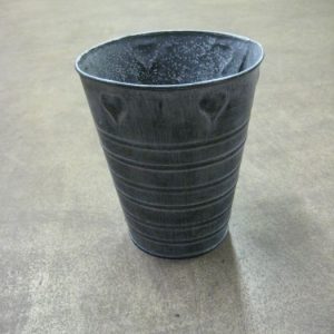 METALLIRUUKKU sydän+raidat Q14,5cm K17cm