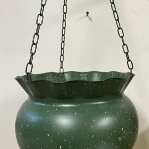Metalliamppeli vihreä Q20cm 2960